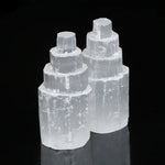 Natural selenite lamp