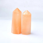 Orange selenite tower