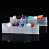 Raw chakra selenite stick