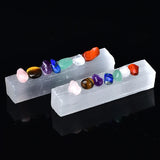 Raw chakra selenite stick
