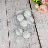 Magical selenite tumbled spheres