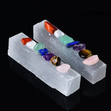 Raw chakra selenite stick