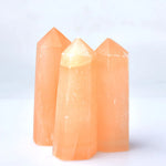 Orange selenite tower