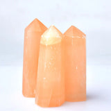 Orange selenite tower