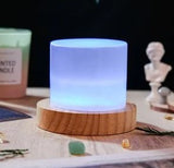 Cylinder selenite USB lamp
