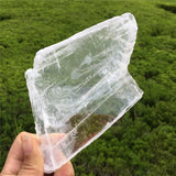 Raw clear selenite crystal