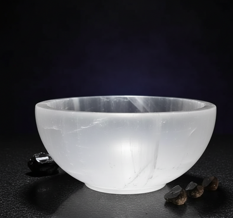 14cm selenite bowl
