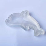 Selenite dolphin bowl for charging crystals