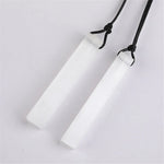 Selenite pendant with hole