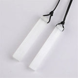 Selenite pendant with hole