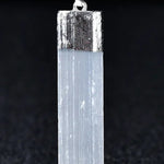Raw selenite necklace
