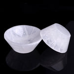 Large selenite cleansing bowl