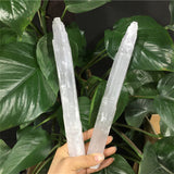 Raw selenite Wand