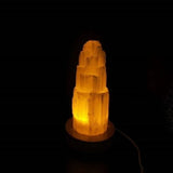 USB colour changing selenite lamp