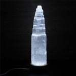 Skyscraper selenite Lamp