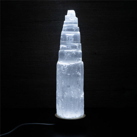 20cm selenite lamp