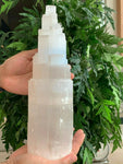 Skyscraper selenite Lamp