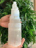 Skyscraper selenite Lamp