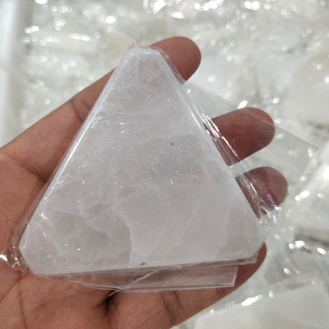 Triangle selenite plate