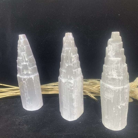 Huge raw selenite tower