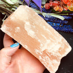 Raw orange selenite