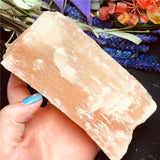 Raw orange selenite