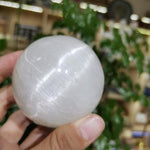 Small selenite sphere without stand