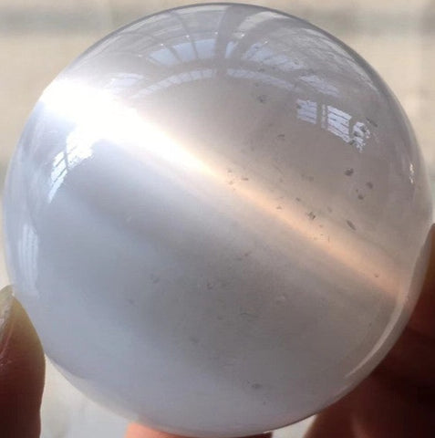 Large selenite sphere